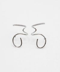 リニアキュービックチタンポストピアス