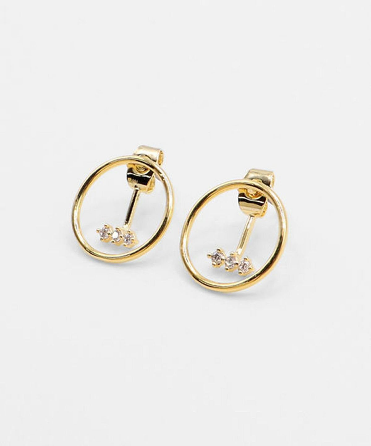 バックキャッチラウンドチタンポストピアス