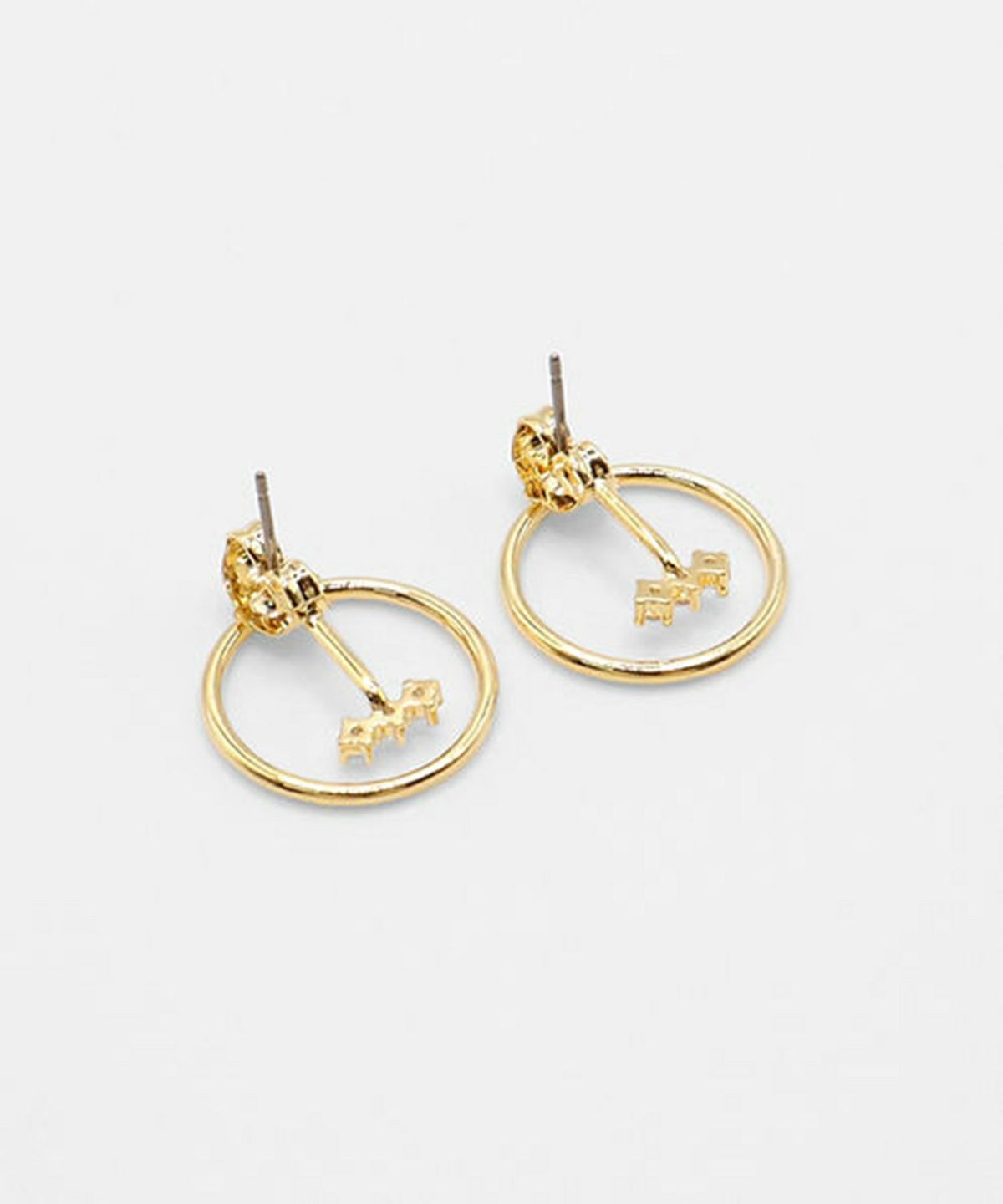 バックキャッチラウンドチタンポストピアス