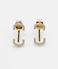 バックキャッチカーブチタンポストピアス