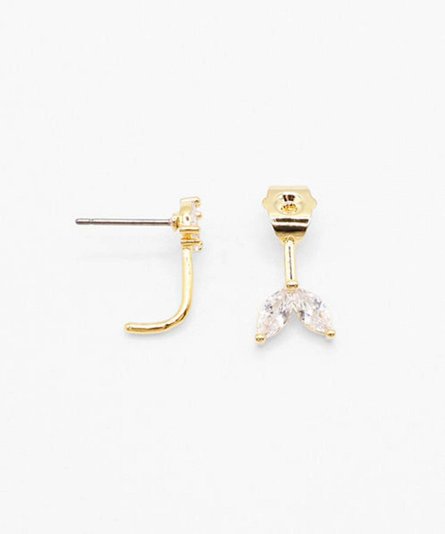 バックキャッチリンクチタンポストピアス