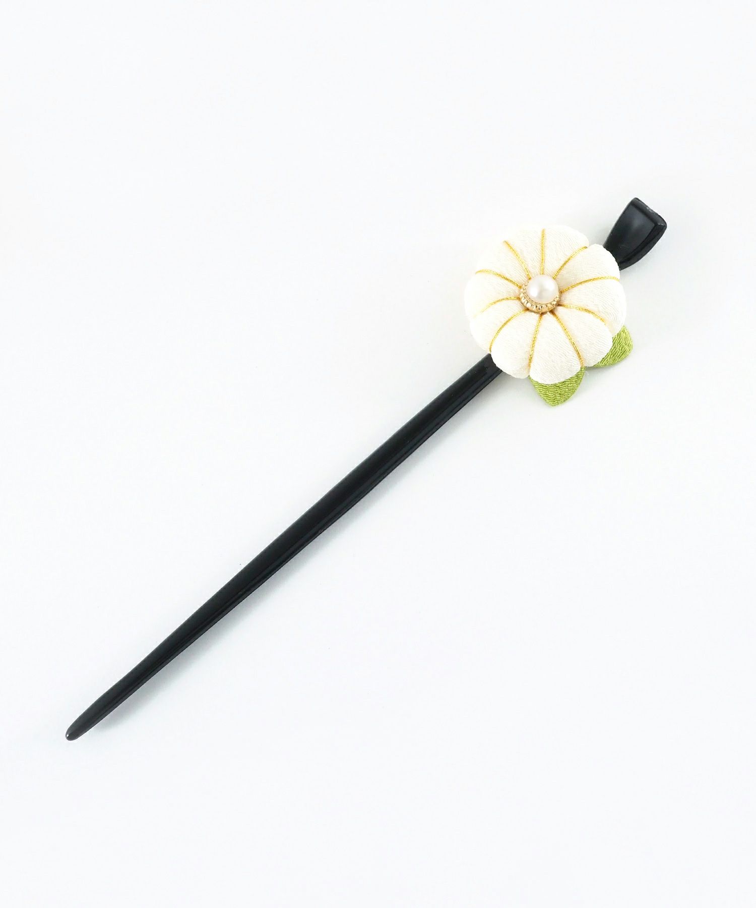 ちりめん花かんざし