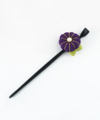 ちりめん花かんざし