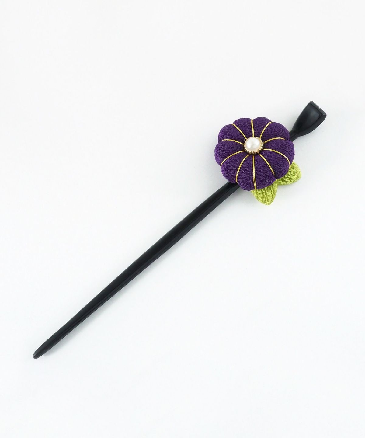 ちりめん花かんざし