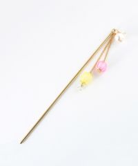 あめ玉パールかんざし