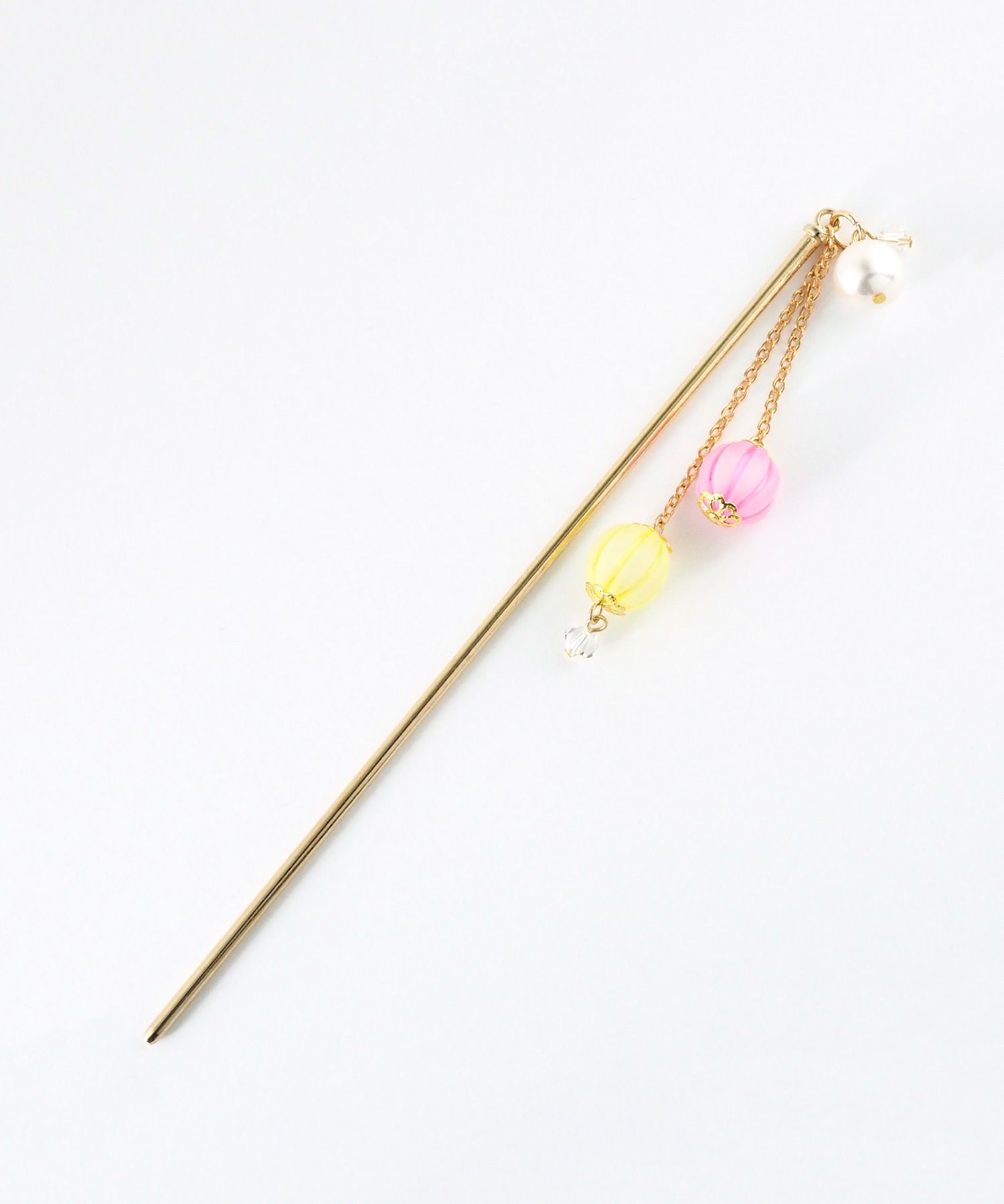 あめ玉パールかんざし