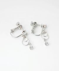 ダブルリングイヤリング