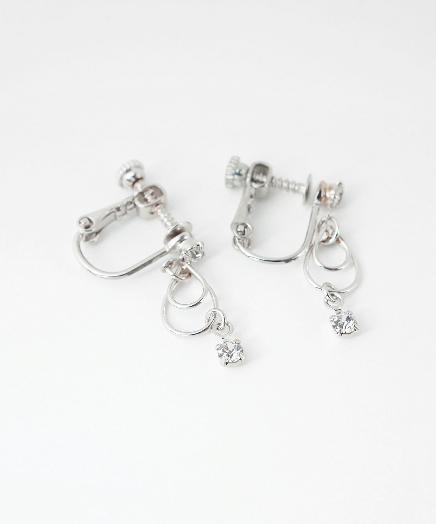 ダブルリングイヤリング