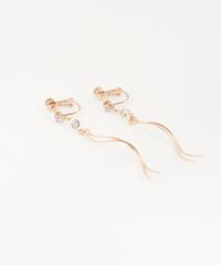 ダブルツイストラインイヤリング