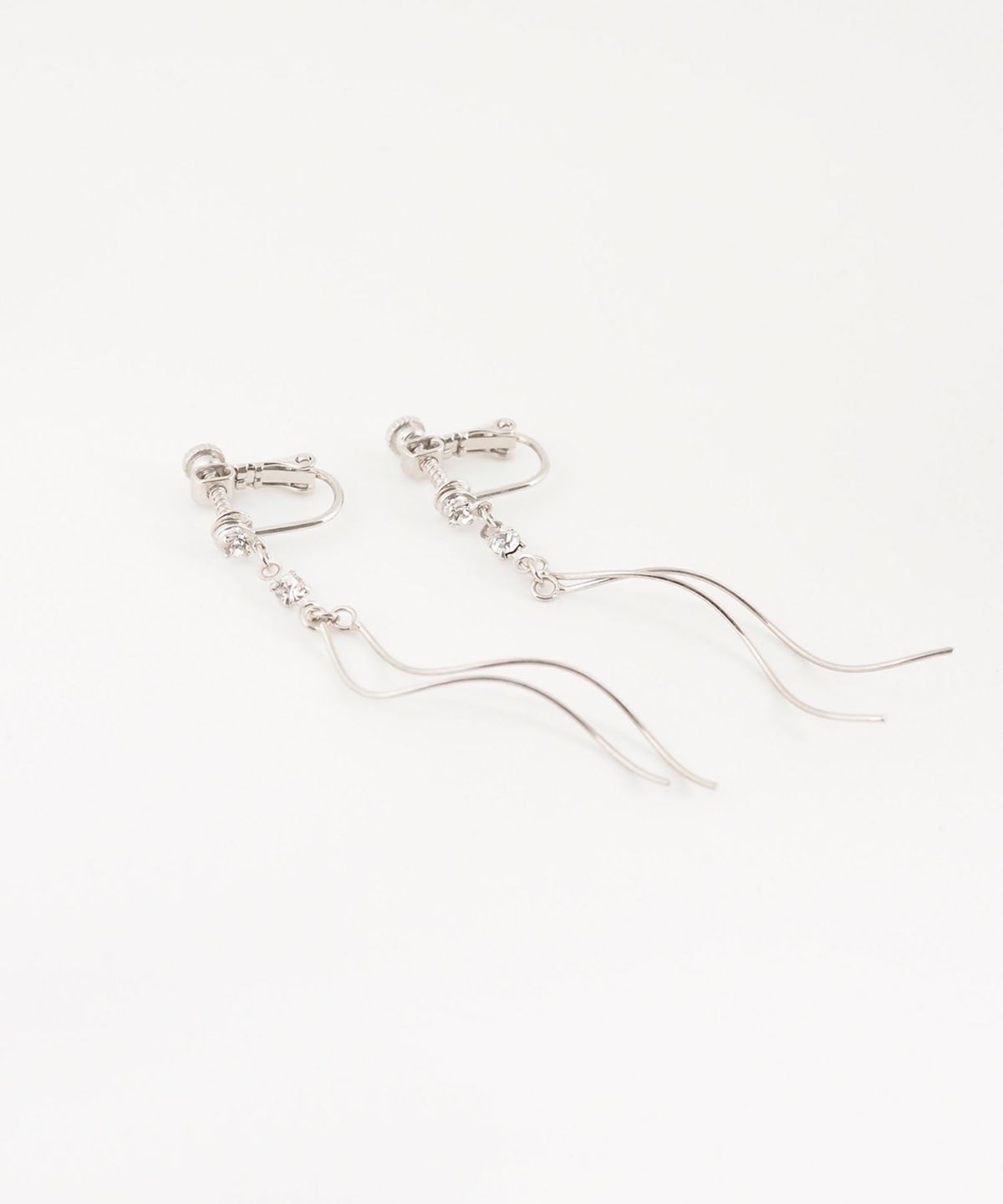 ダブルツイストラインイヤリング