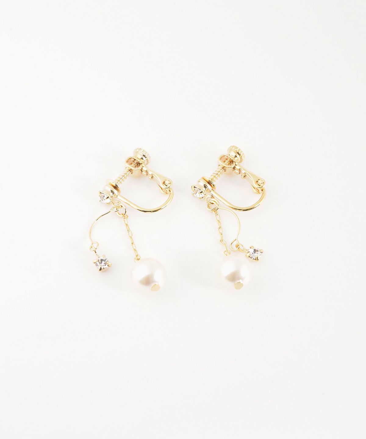 パールチェーンイヤリング