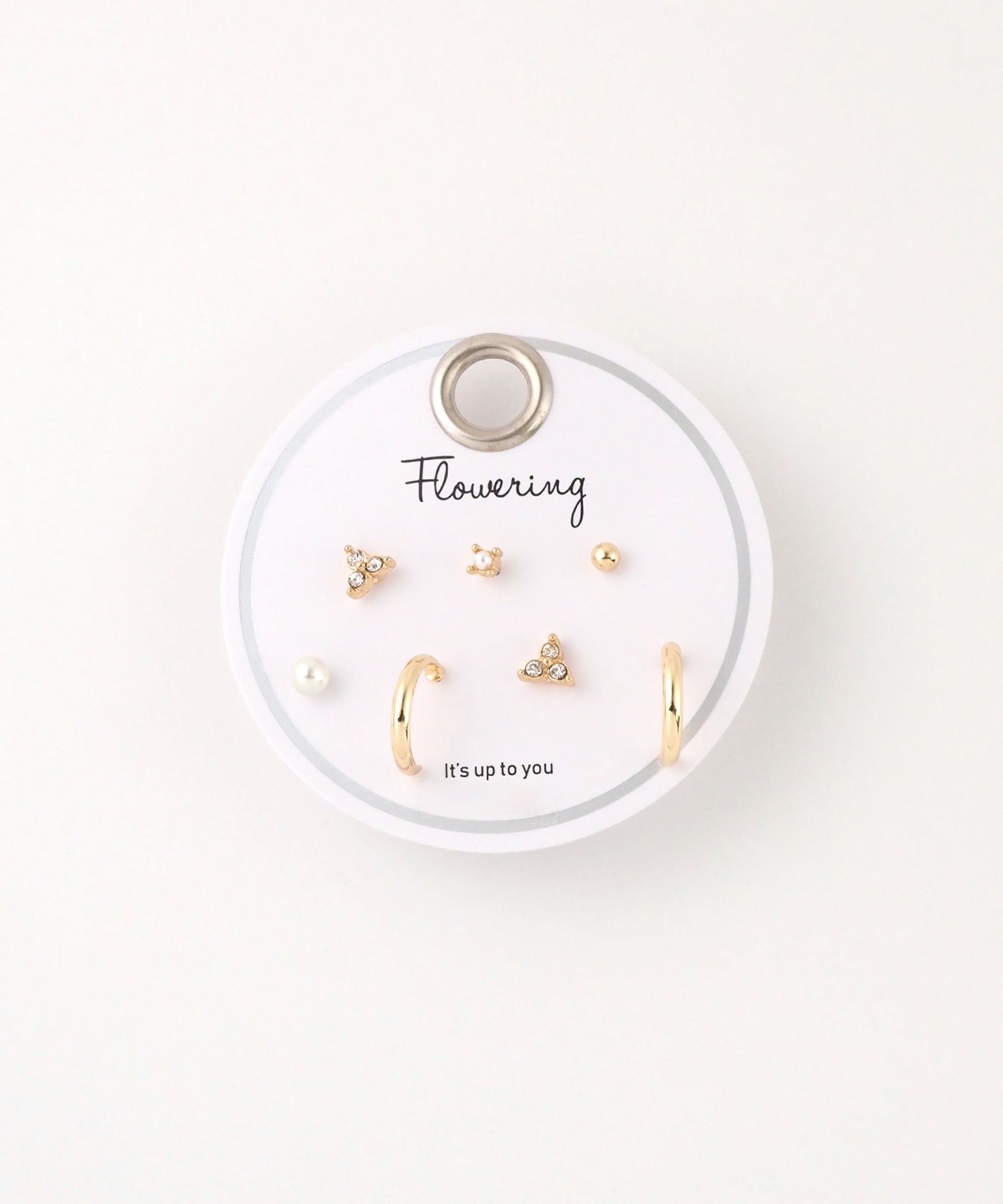 フープステンレスポストセットピアス