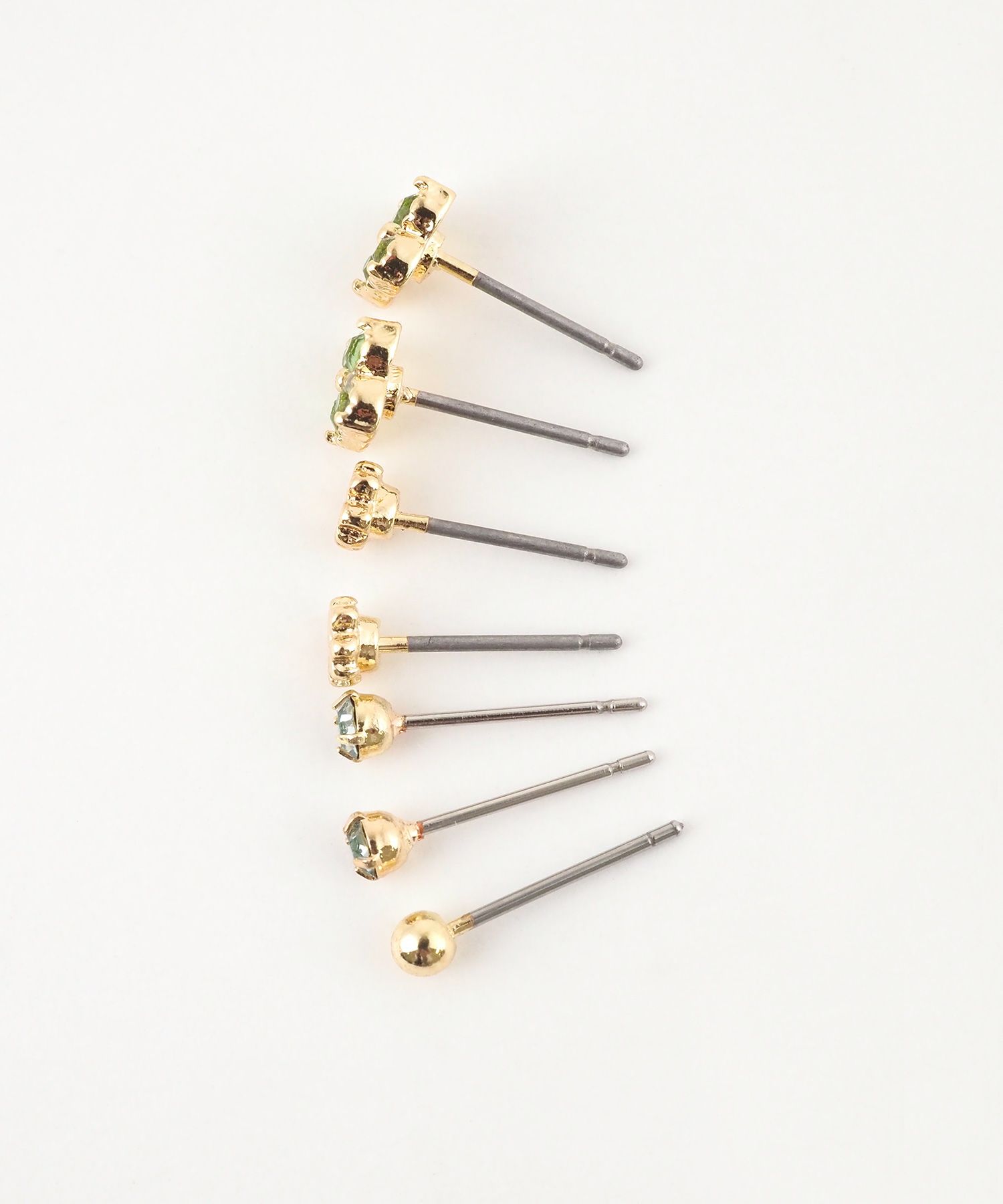 クローバーステンレスポストセットピアス