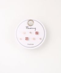 クローバーステンレスポストセットピアス