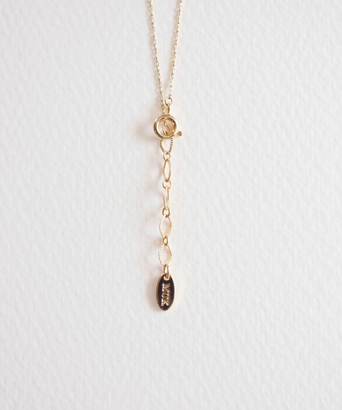 ナチュラルストーンオーバルネックレス【MUK Dreamy stone】