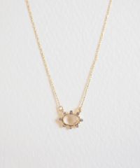 ナチュラルストーンオーバルネックレス【MUK Dreamy stone】