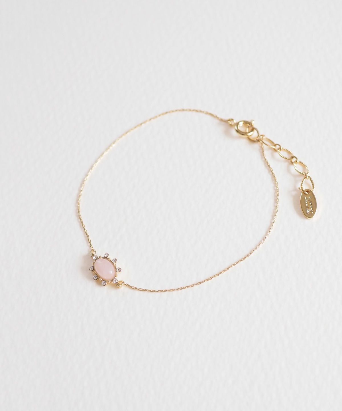 ナチュラルストーンオーバルブレスレット【MUK Dreamy stone】