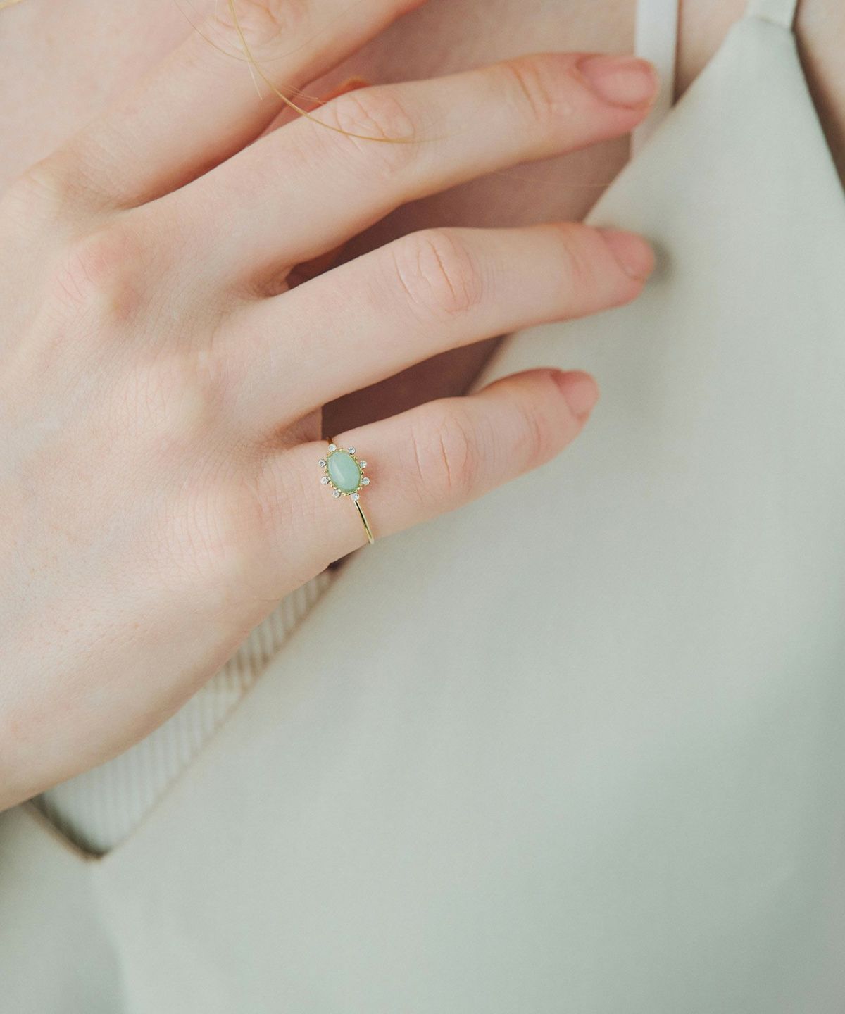 ナチュラルストーンオーバルリング【MUK Dreamy stone】 | 【公式】MUK