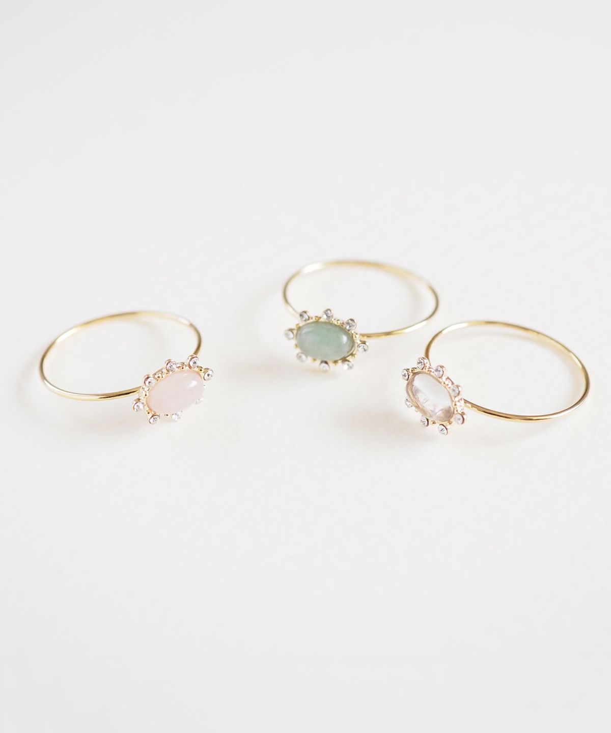 ナチュラルストーンオーバルリング【MUK Dreamy stone】