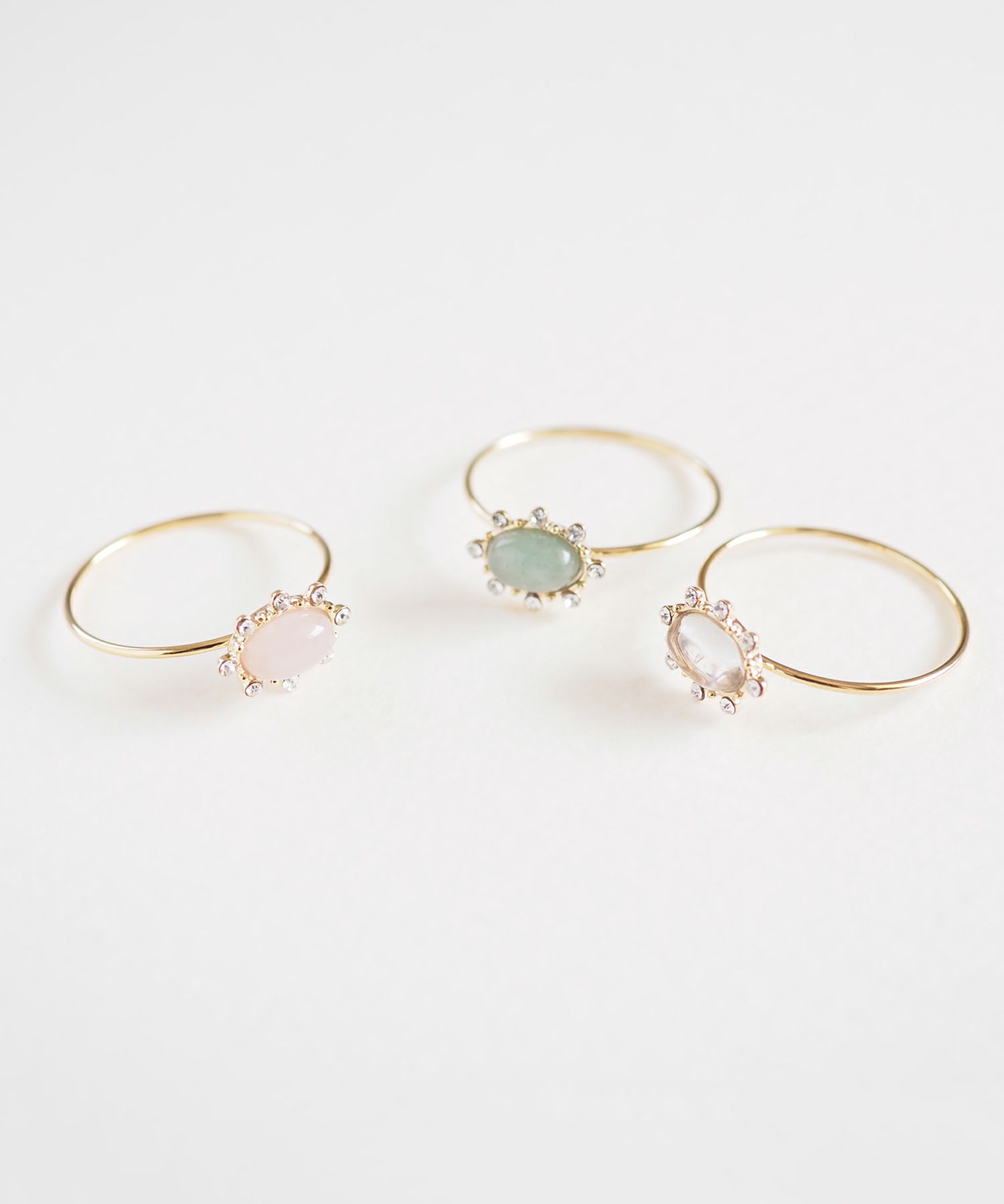 ナチュラルストーンオーバルリング【MUK Dreamy stone】