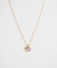 ナチュラルストーンガラスポイントネックレス【MUK Dreamy stone】