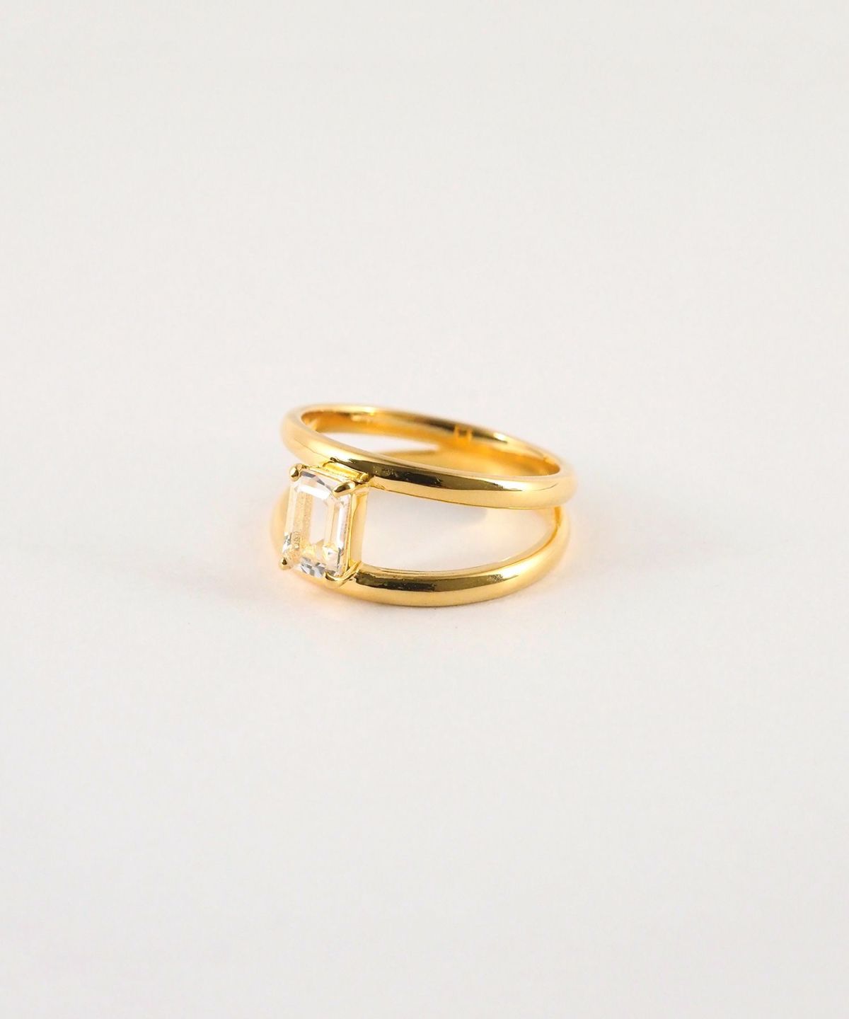 [SV925]クリスタルダブルアームリング