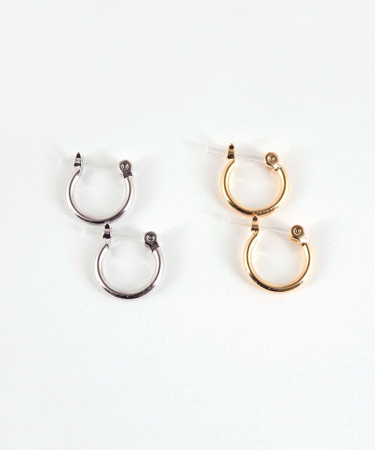 12mmフープ樹脂ポストピアス