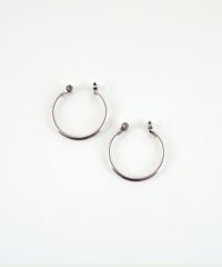 18mmフープ樹脂ポストピアス