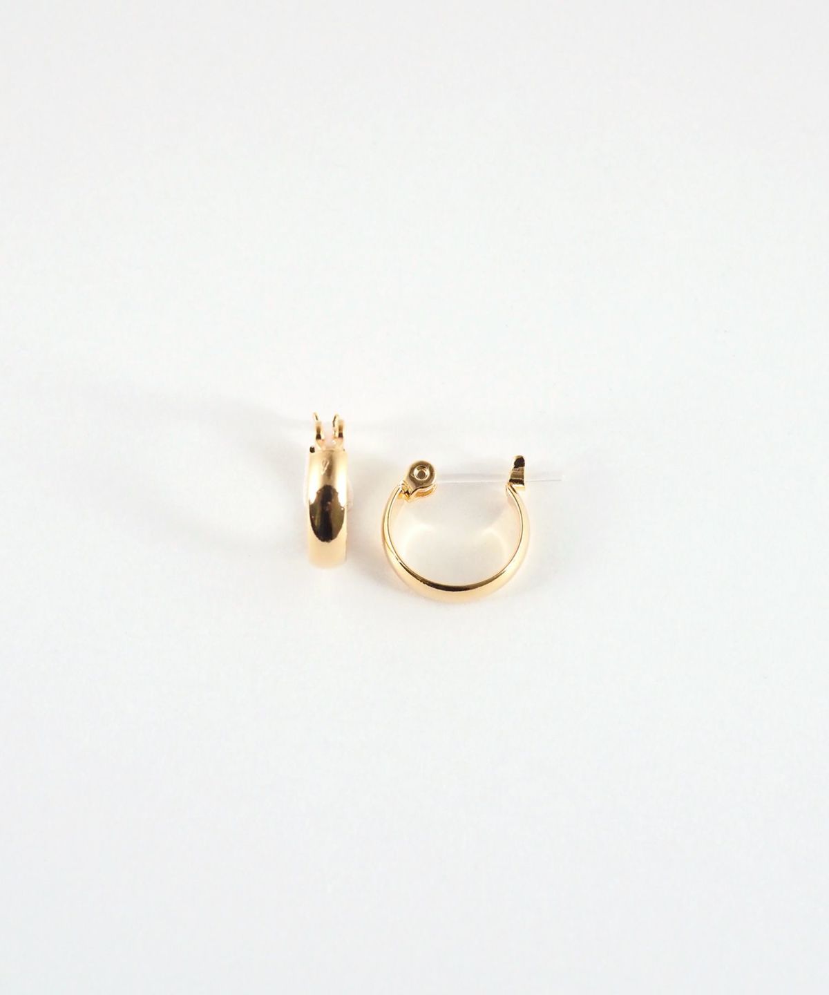 12mm甲丸フープ樹脂ポストピアス