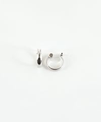 12mm甲丸フープ樹脂ポストピアス