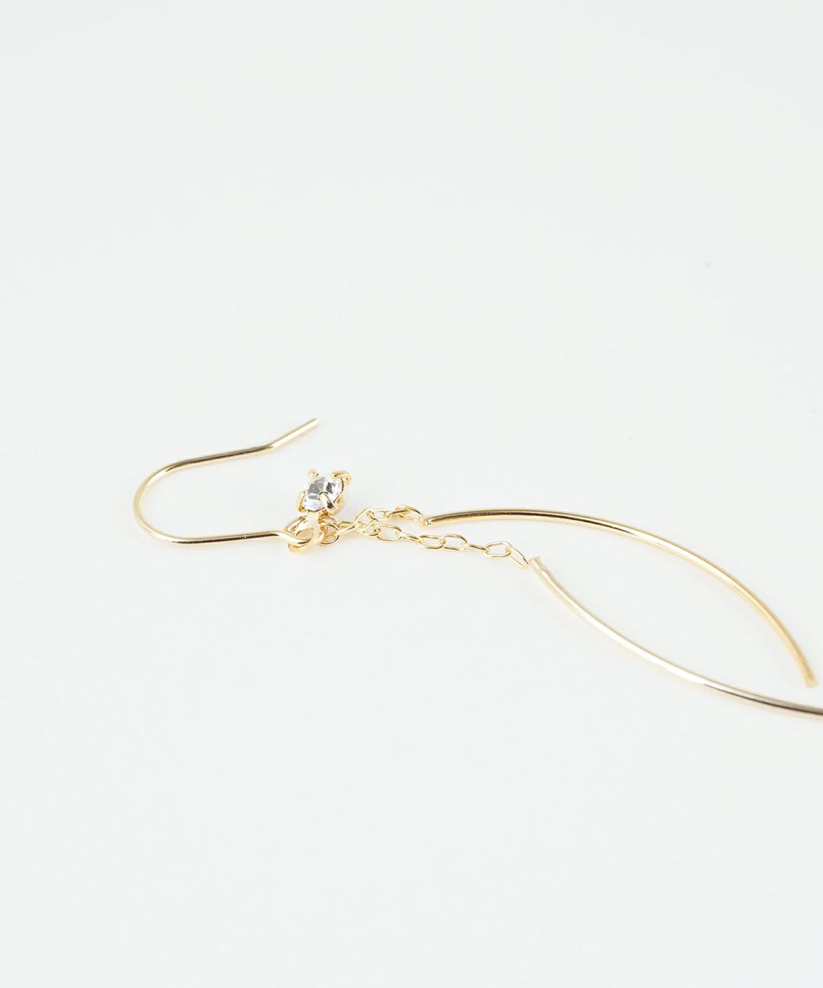 ダブルラインスイングフックピアス