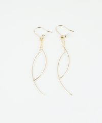 ダブルラインスイングフックピアス