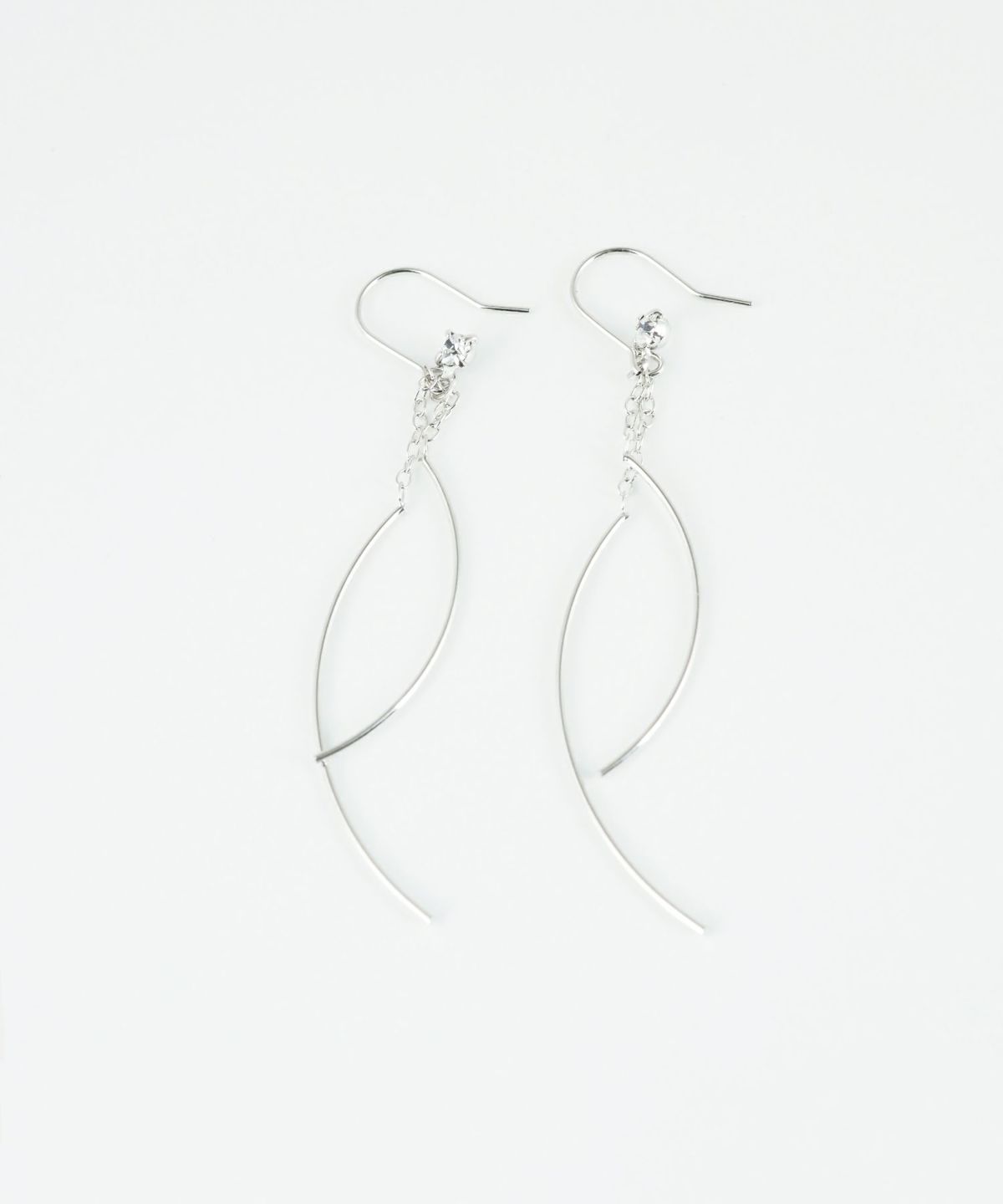 ダブルラインスイングフックピアス