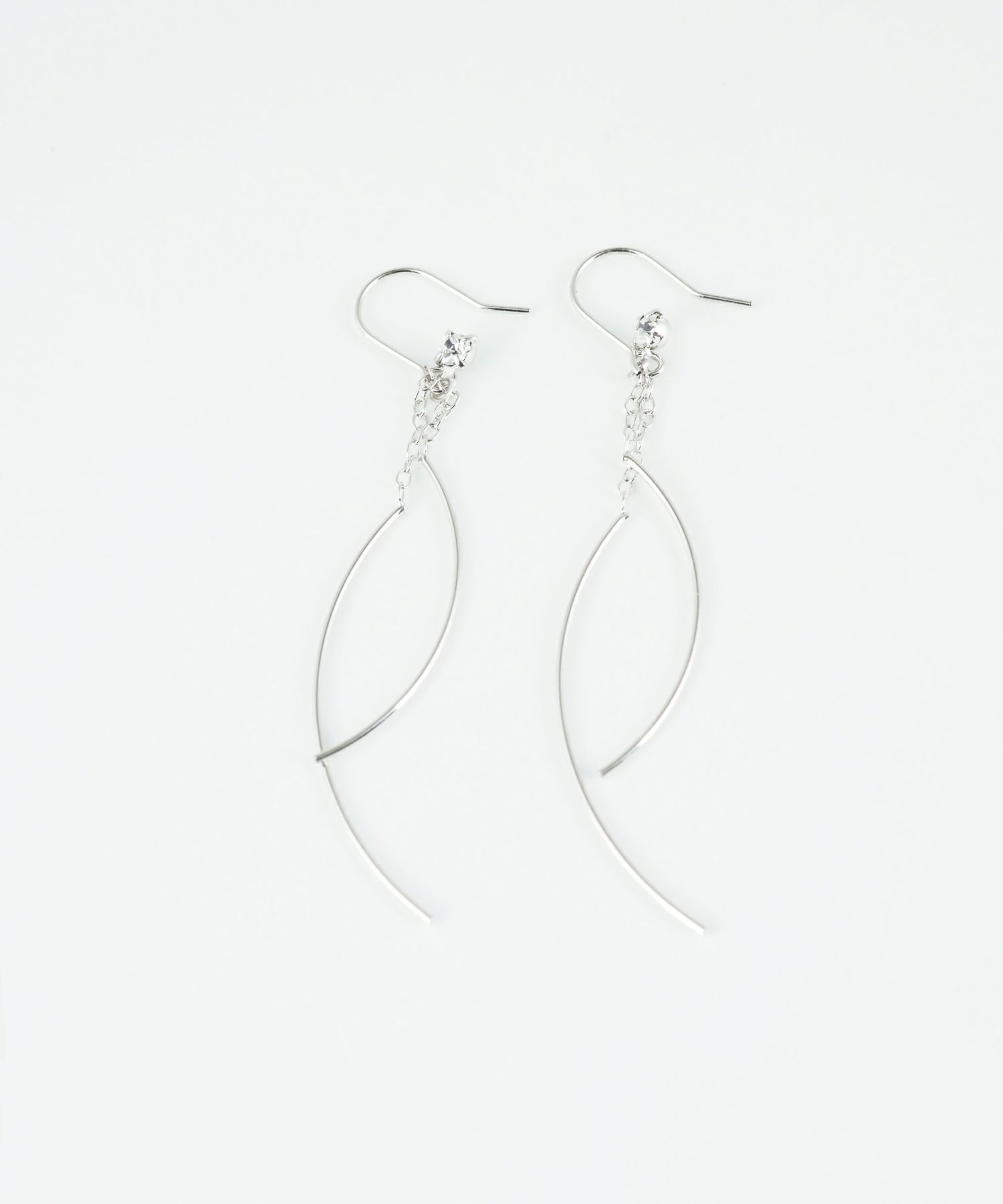 ダブルラインスイングフックピアス