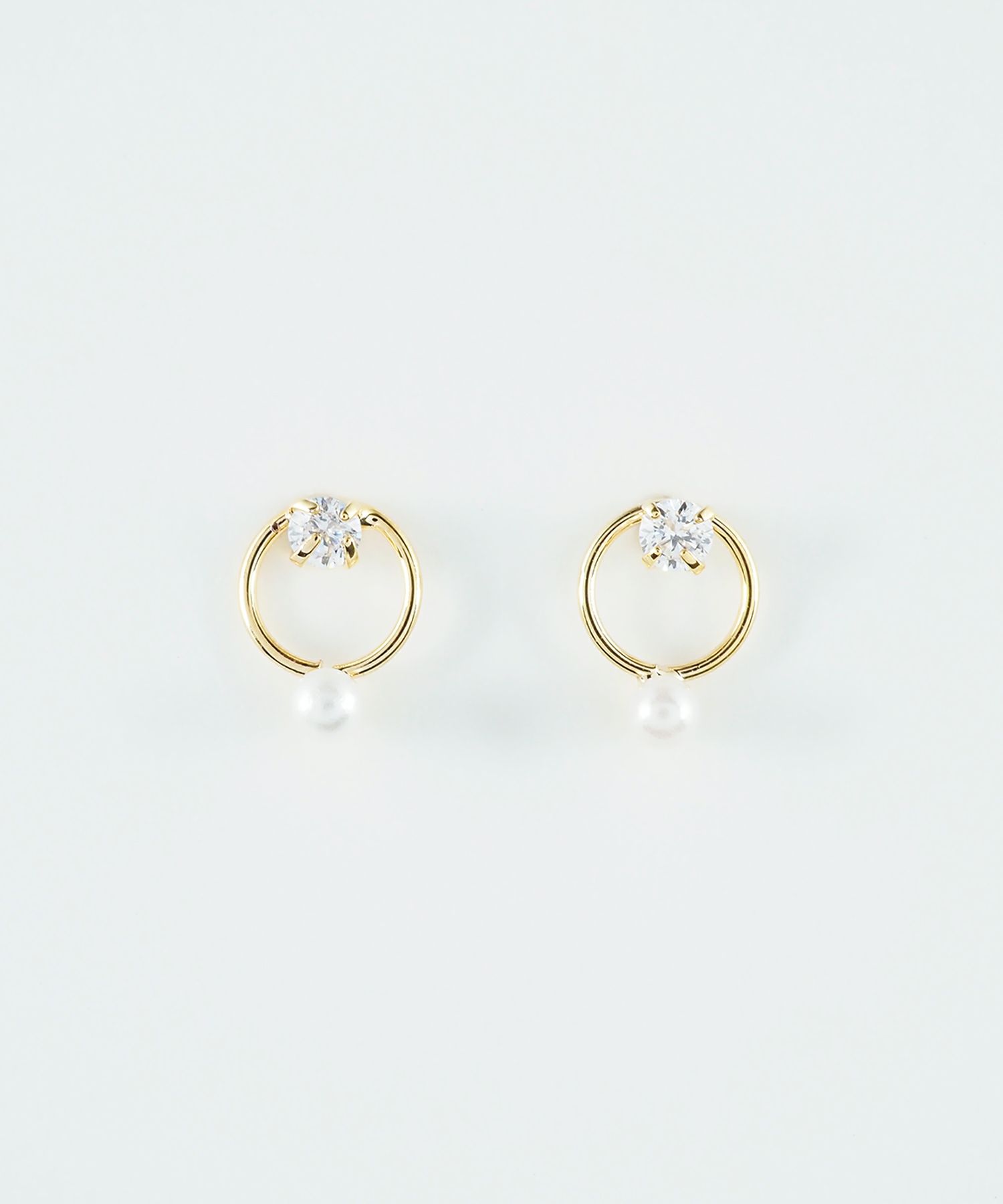 サークルラインミニピアス