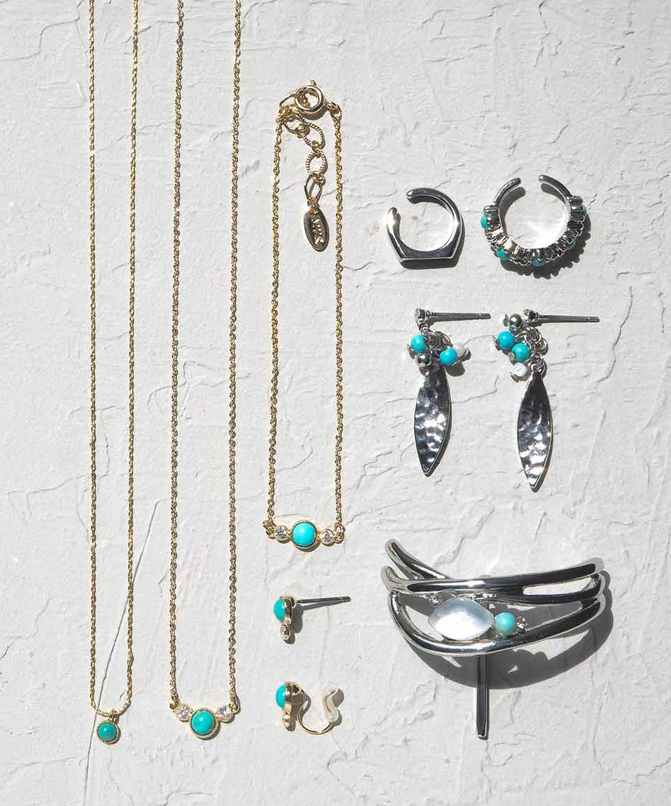 ニュアンスラインターコイズポニーフック