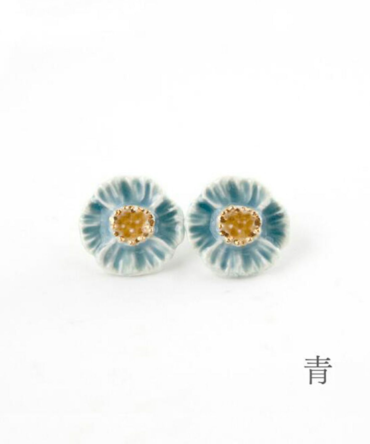 【予約商品】【メディア着用】美濃焼タイル優花ピアス【七窯社】