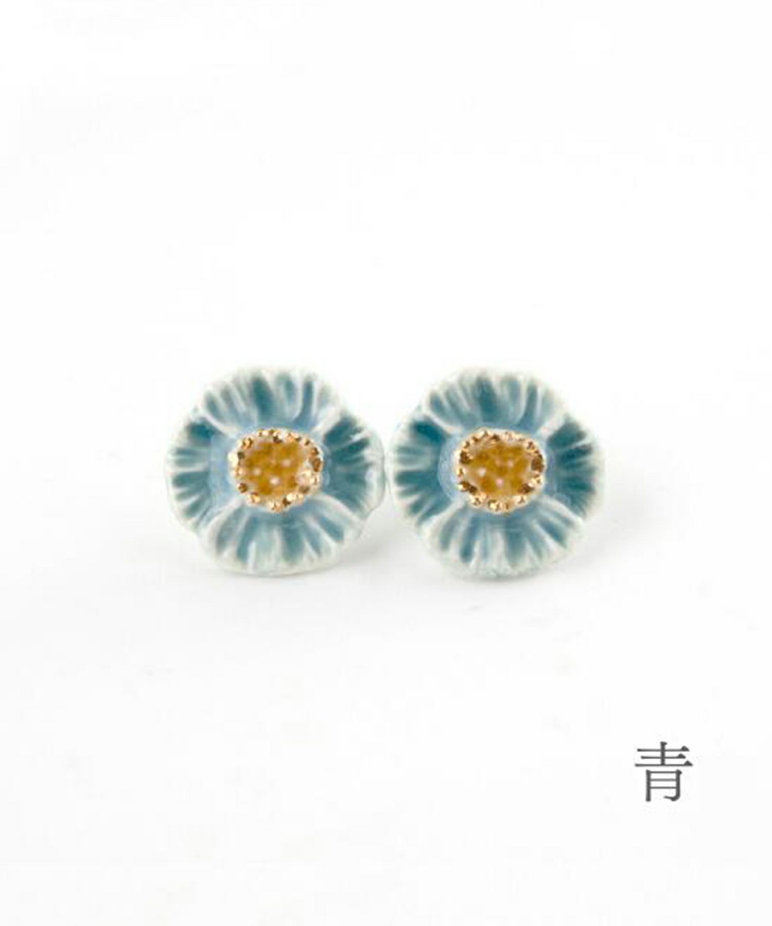 【予約商品】【メディア着用】美濃焼タイル優花ピアス【七窯社】