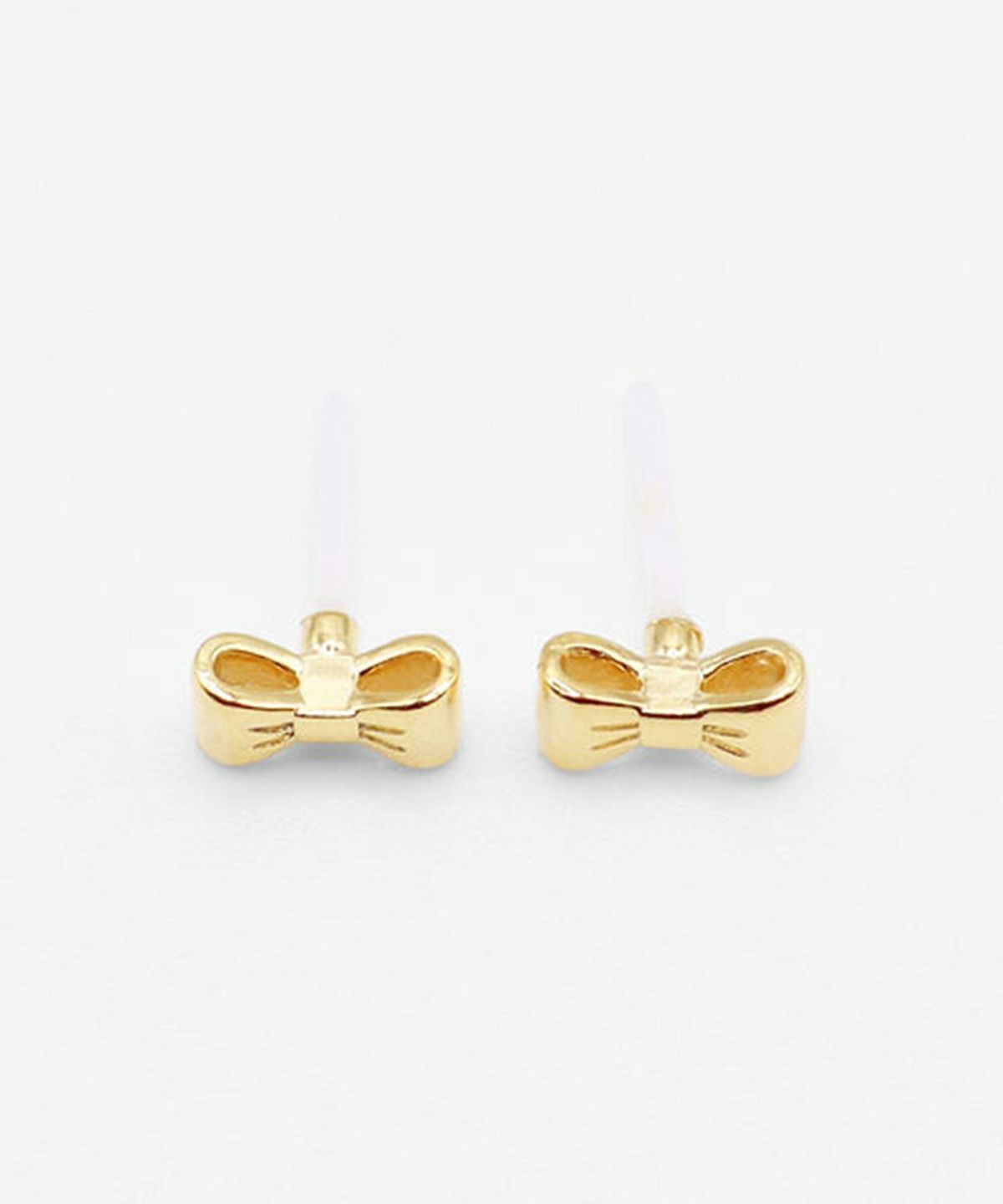 プチリボンセラミックポストピアス