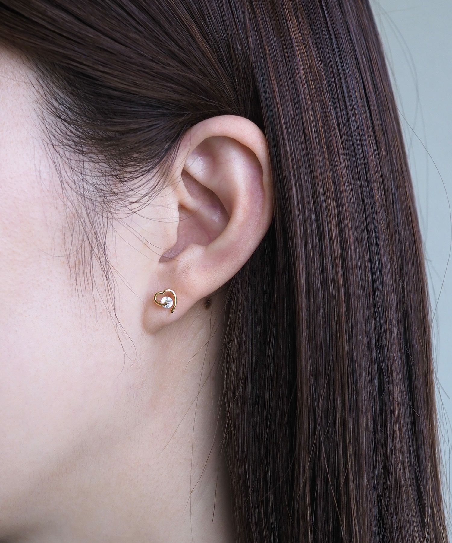 ソフトハートセラミックポストピアス