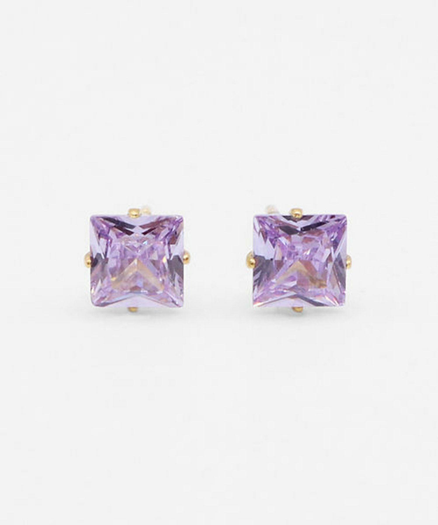 ワングレインキュービックステンレスピアス