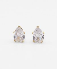 ワングレインキュービックステンレスピアス