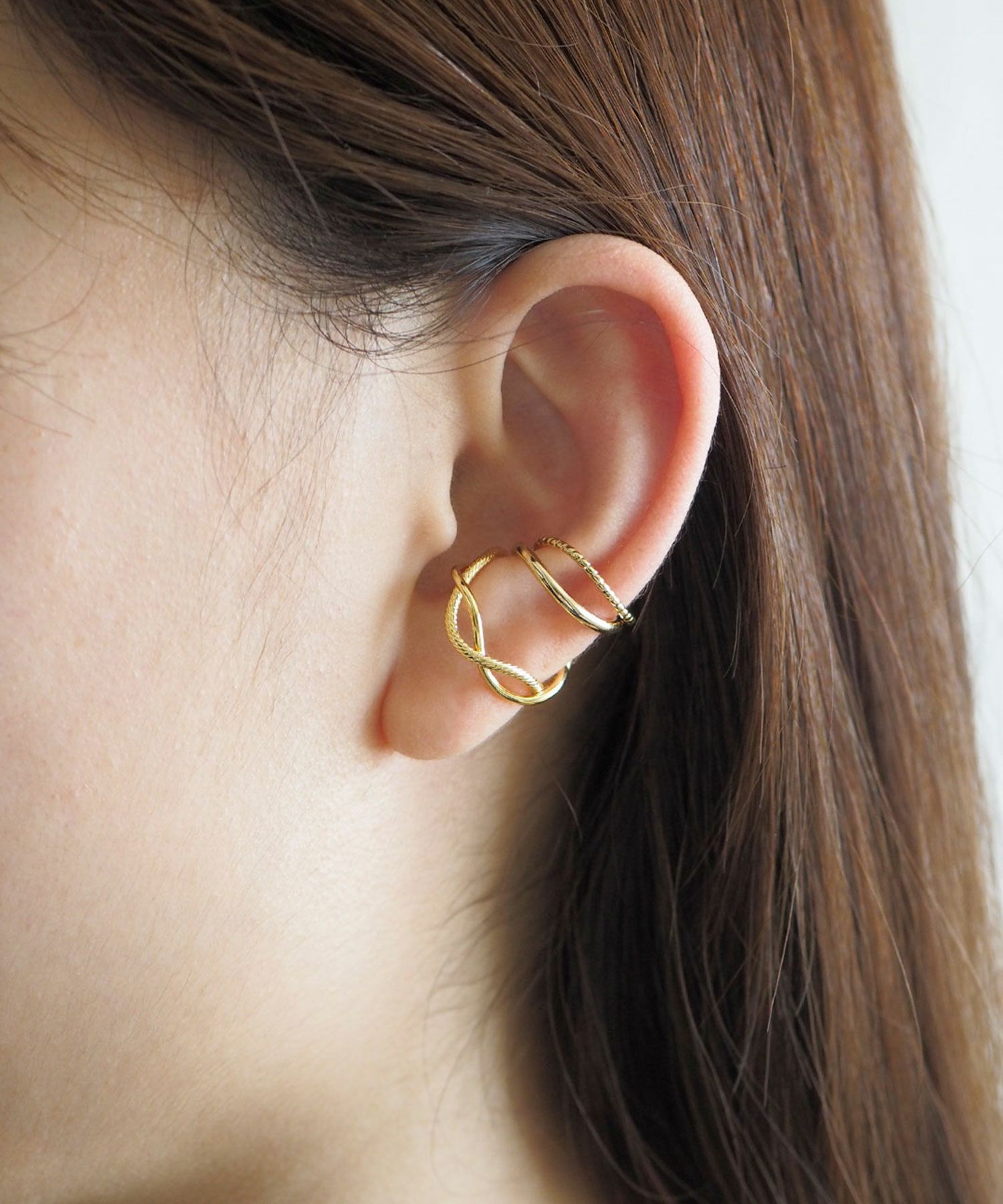 クロスセットイヤーカフ