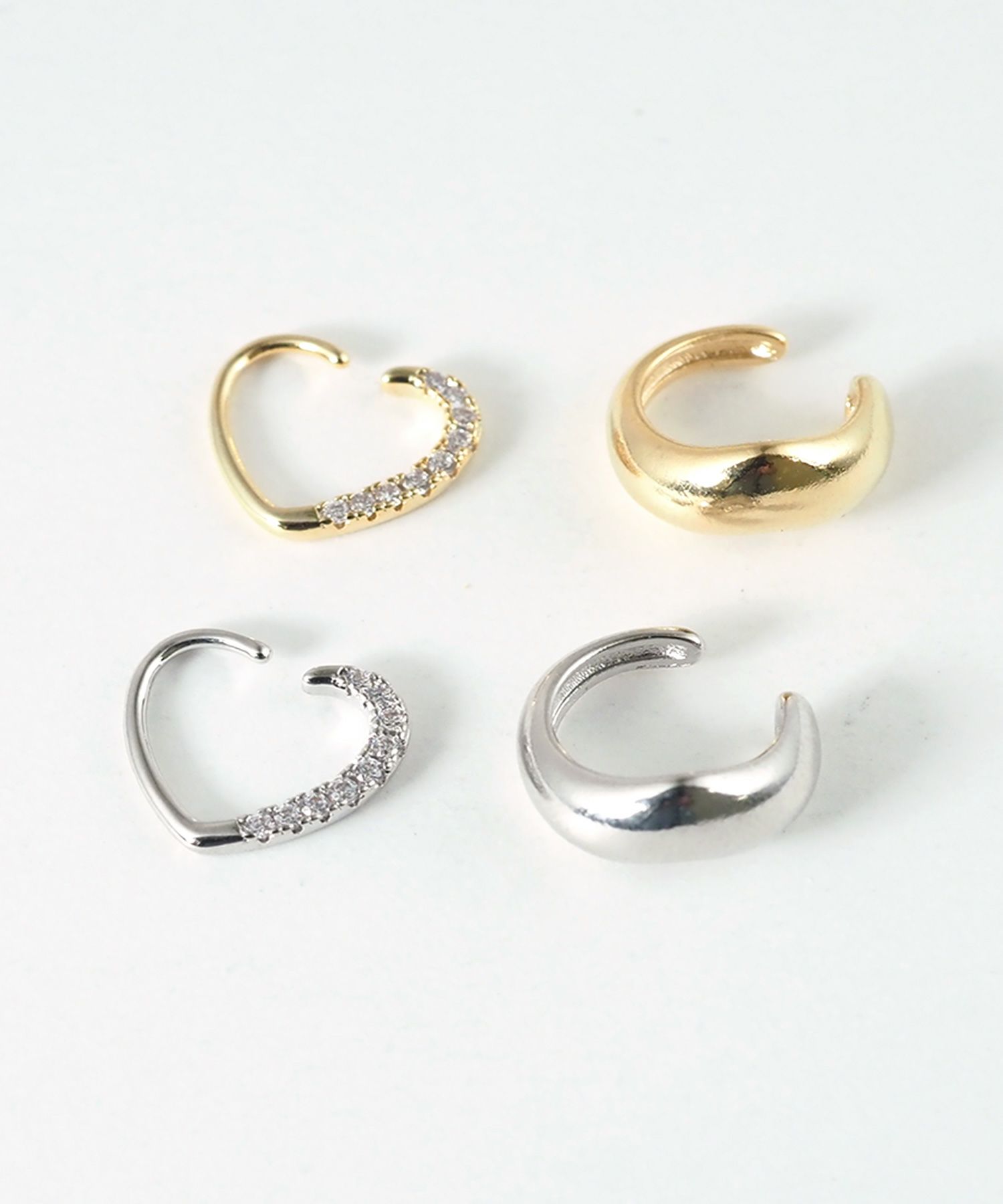 ハートセットイヤーカフ