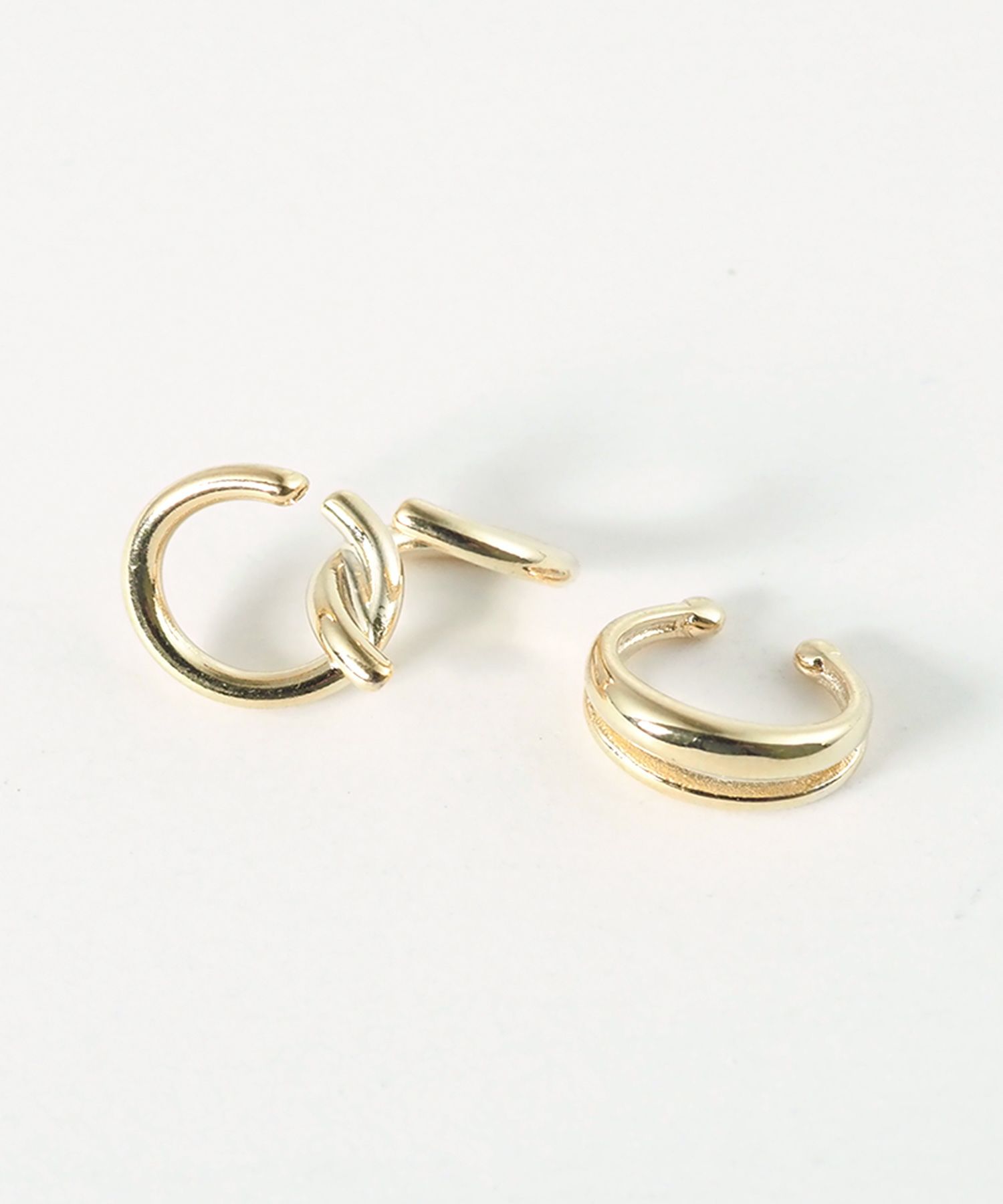 クロスサークルセットイヤーカフ