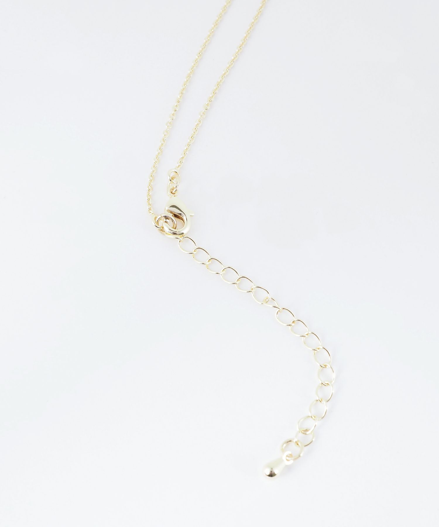 フラワーキャッツアイネックレス