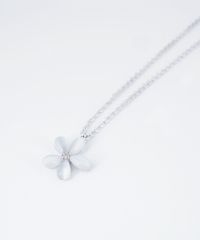 フラワーキャッツアイネックレス