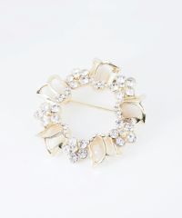 チューリップサークルブローチ