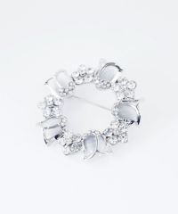 チューリップサークルブローチ