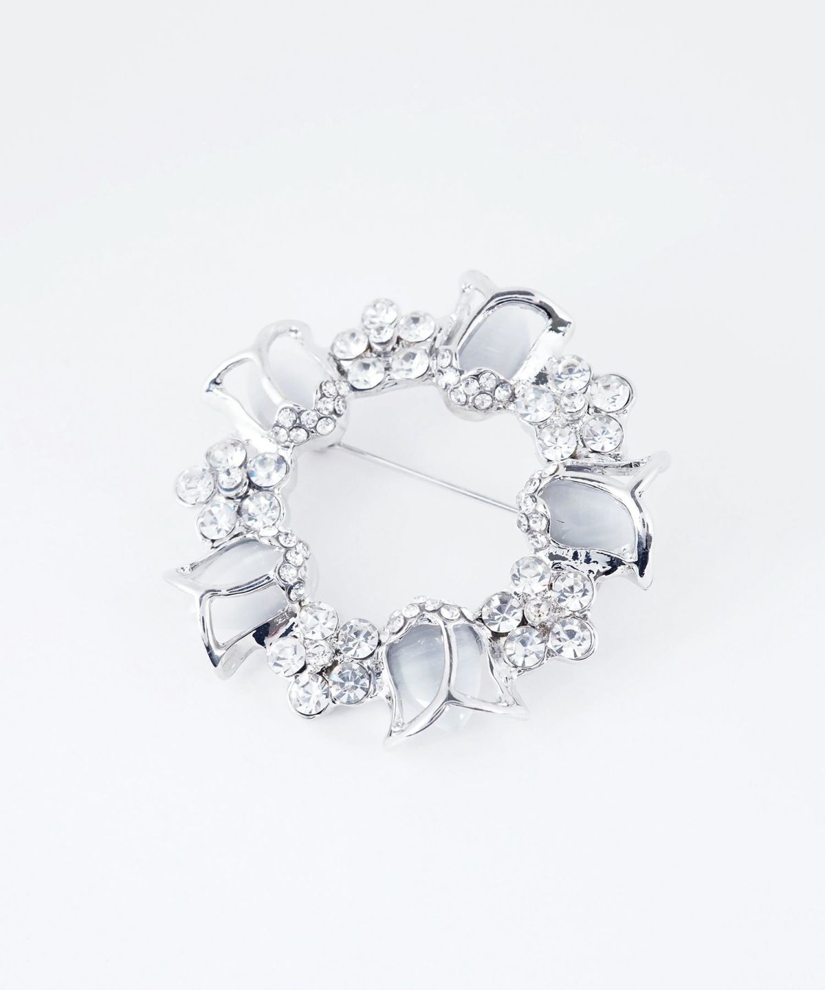 チューリップサークルブローチ